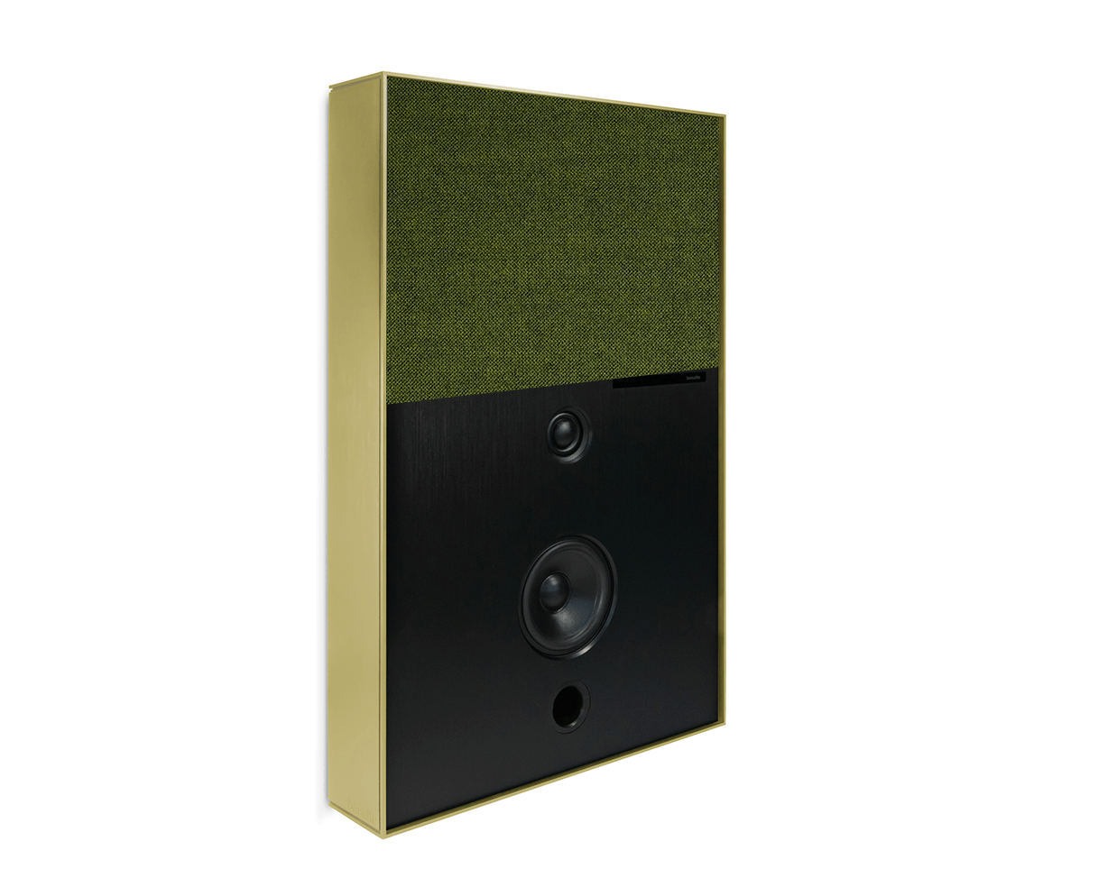 Basalte Aalto D3 Active Speaker Brushed Brass Dark Green