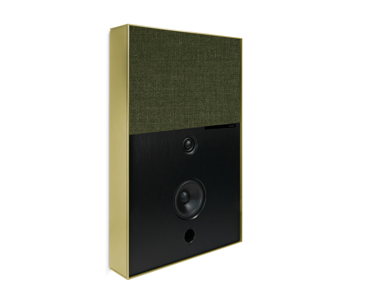 Basalte Aalto D3 Active Speaker Brushed Brass Everglade Green