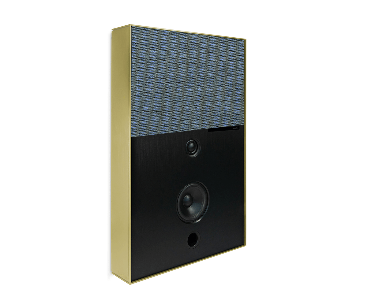 Basalte Aalto D3 Active Speaker Brushed Brass Light Blue