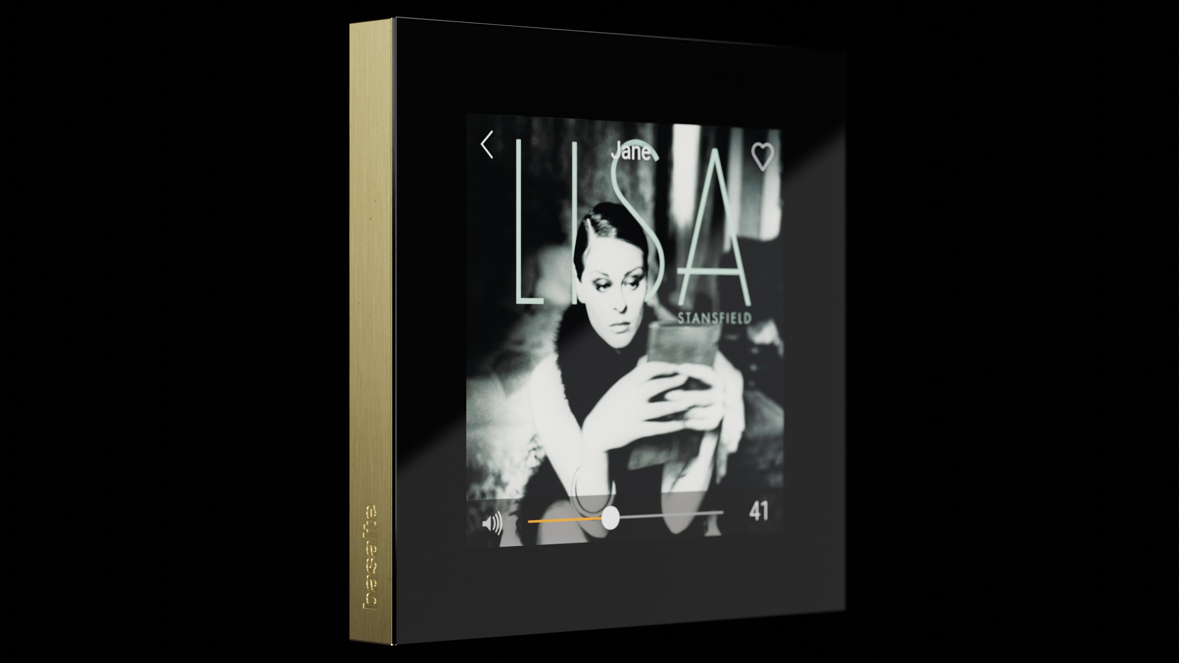 basalte lisa home touch display brass